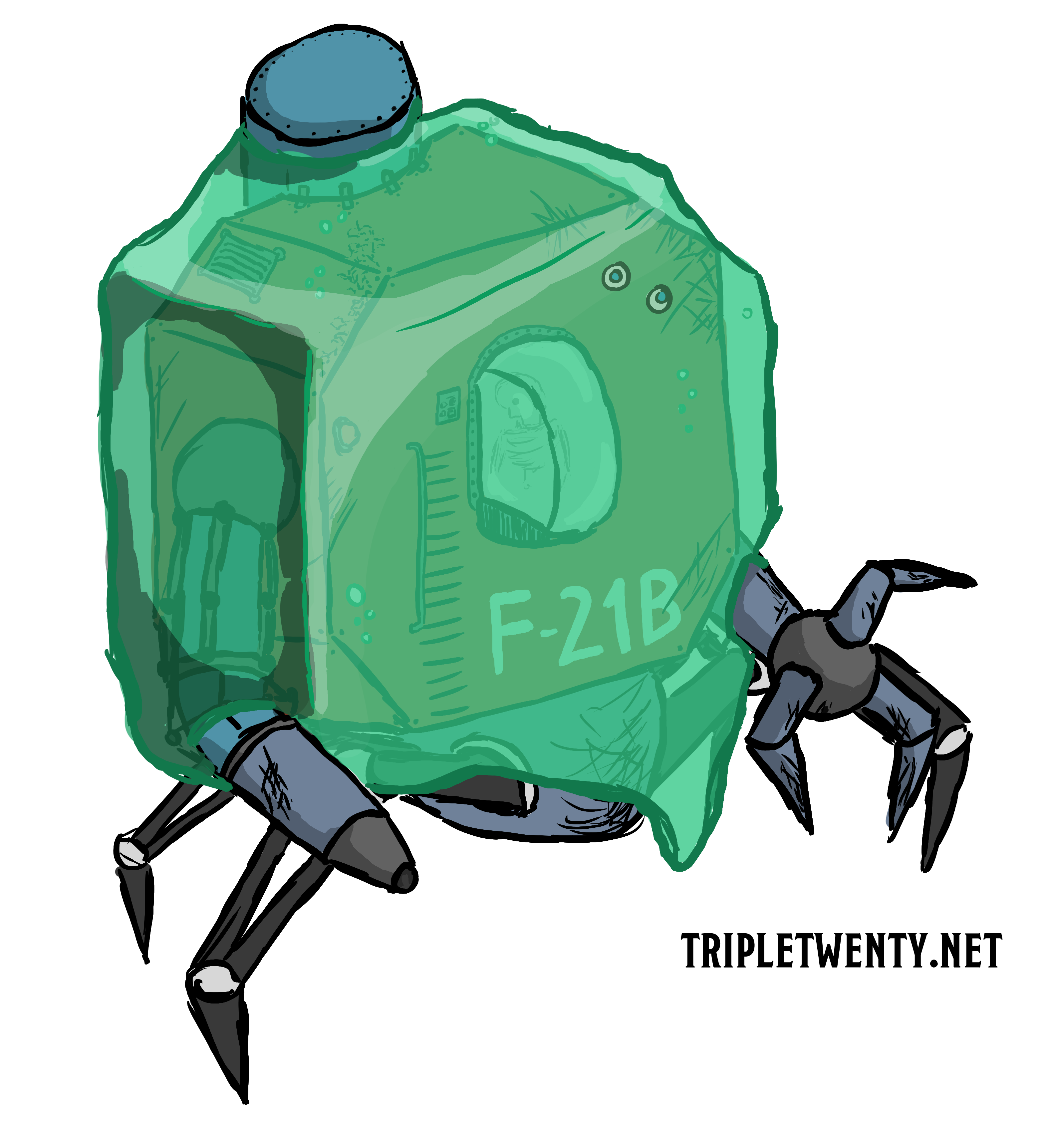 Abbild der Maschine die Bhavin und Orveyl am Ende der Folge entdecken